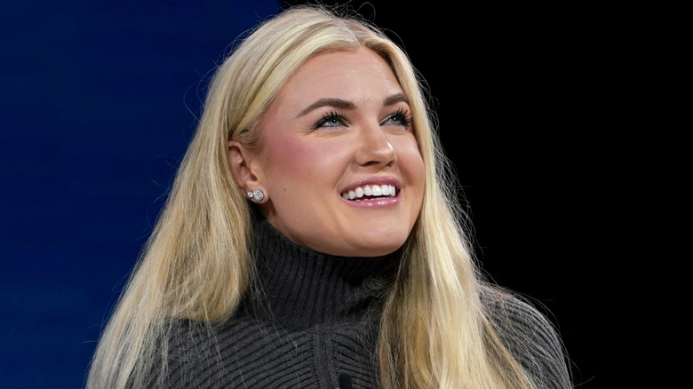 Erika Kirk speaks onstage during The New York Times DealBook Summit 2025 at Jazz at Lincoln Center on December 03, 2025.