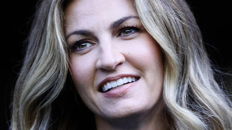 Erin Andrews before the Seattle Seahawks and Los Angeles Rams game Oct. 2021