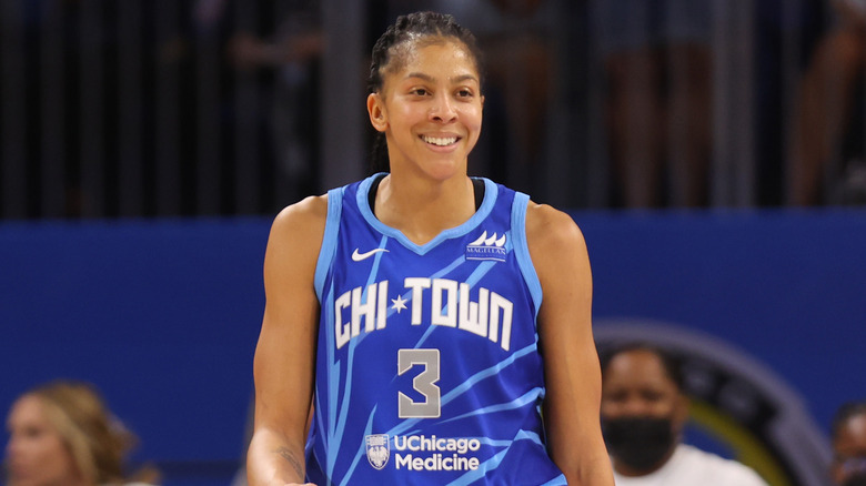Candace Parker smiling