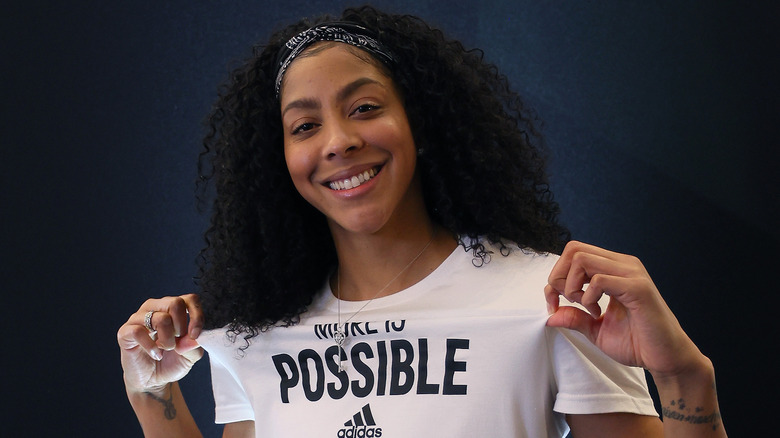 Candace Parker smiling