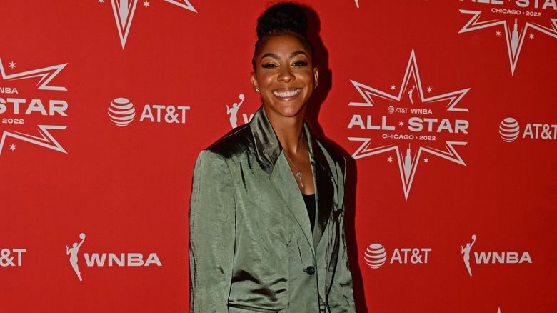 Candace Parker smiling