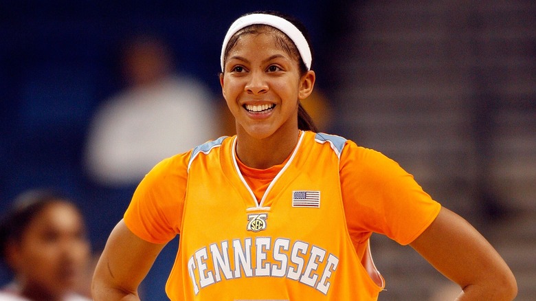 Candace Parker smiling