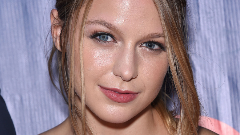 Melissa Benoist looking at camera