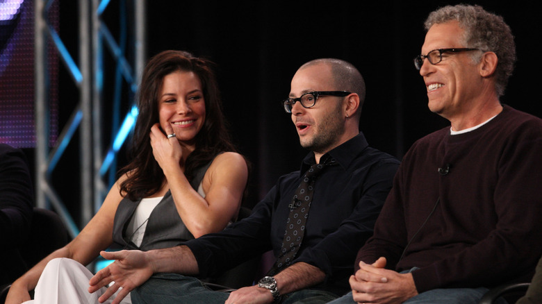 Evangeline Lilly, Damon Lindeloff, Carlton Cuse