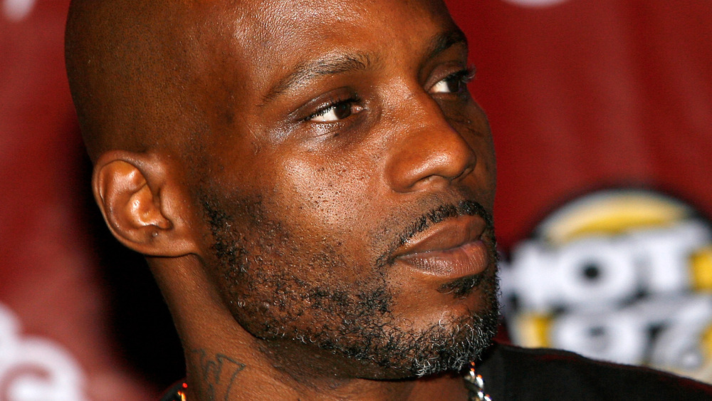 DMX looking off to the side