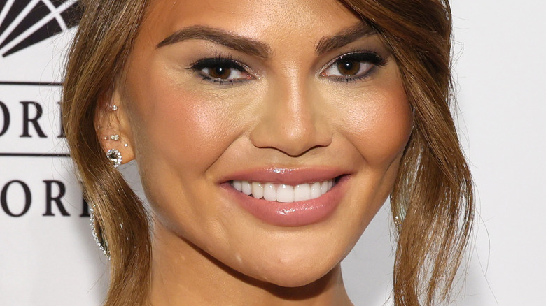 Chrissy Teigen smiling