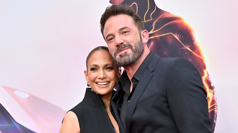 Jennifer Lopez and Ben Affleck at "The Flash" premiere