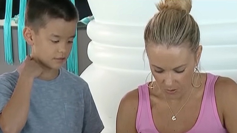 Collin Gosselin with mom Kate