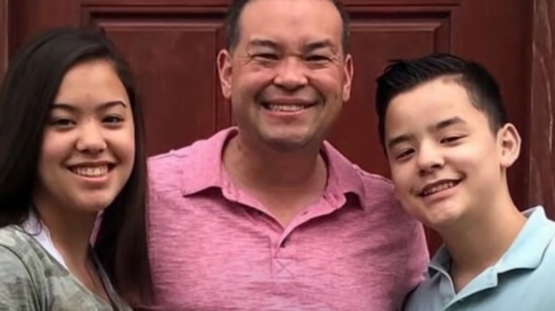 Hannah, Jon, Collin Gosselin smiling