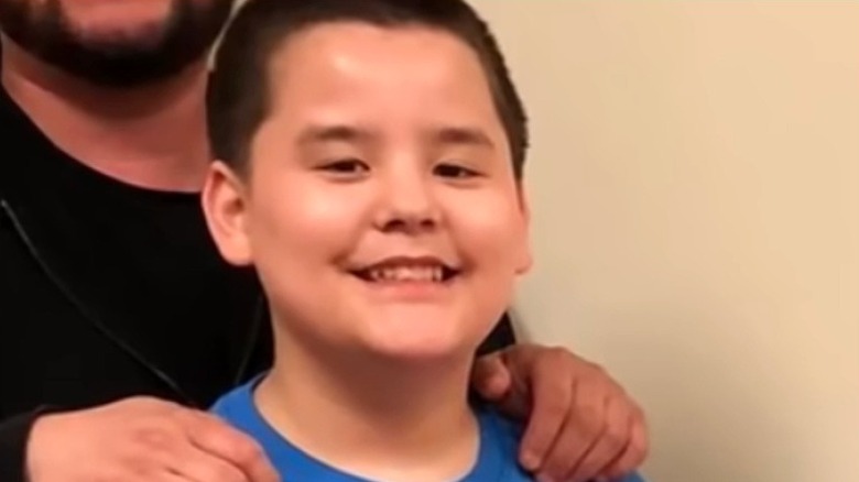 Young Collin Gosselin smiling