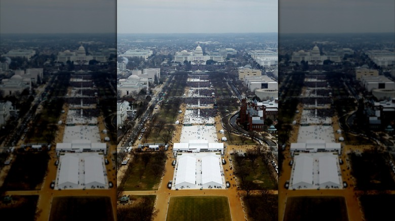 Donald Trump's inauguration crowd
