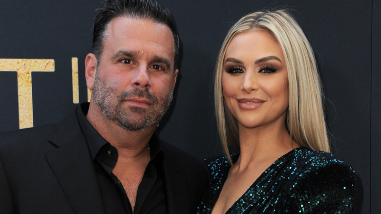 Randall Emmett and Lala Kent smiling