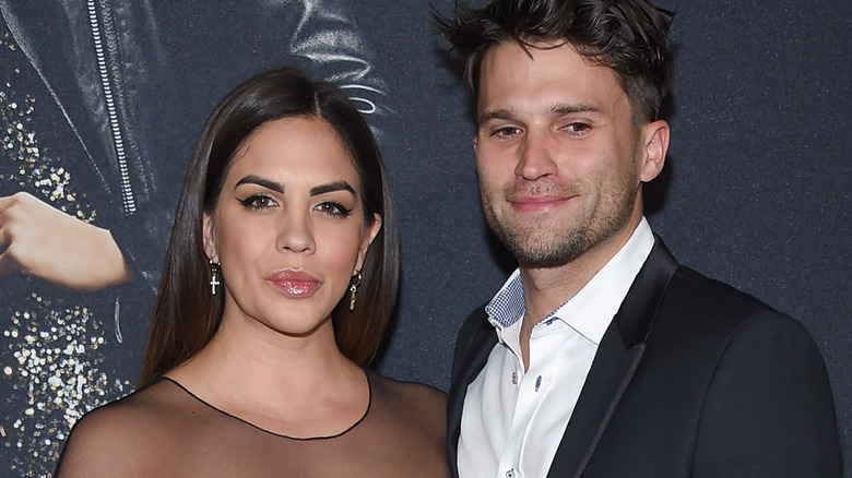 Tom Schwartz and Katie Maloney posing together