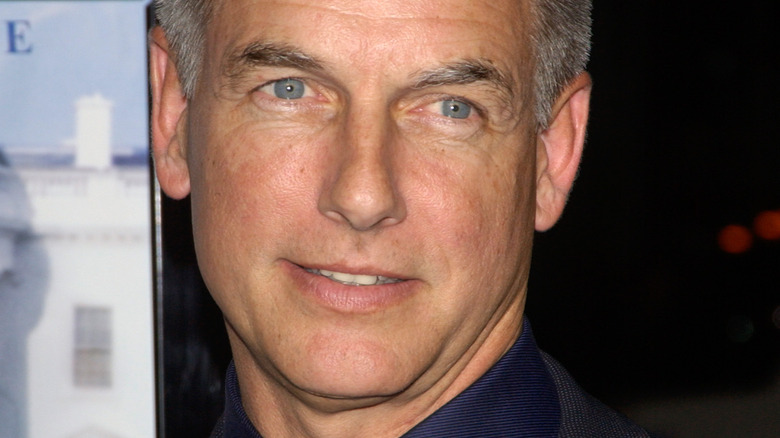 Mark Harmon smiling