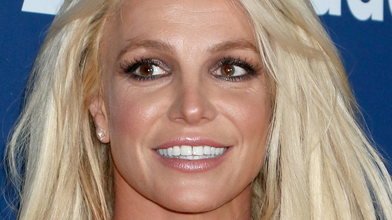 Britney Spears smiling 