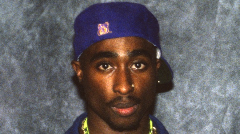 Tupac Shakur with hat