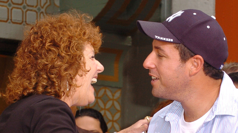 Adam Sandler dancing with his mom