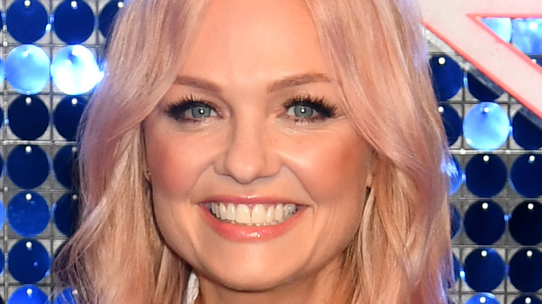 Emma Bunton smiling on the red carpet