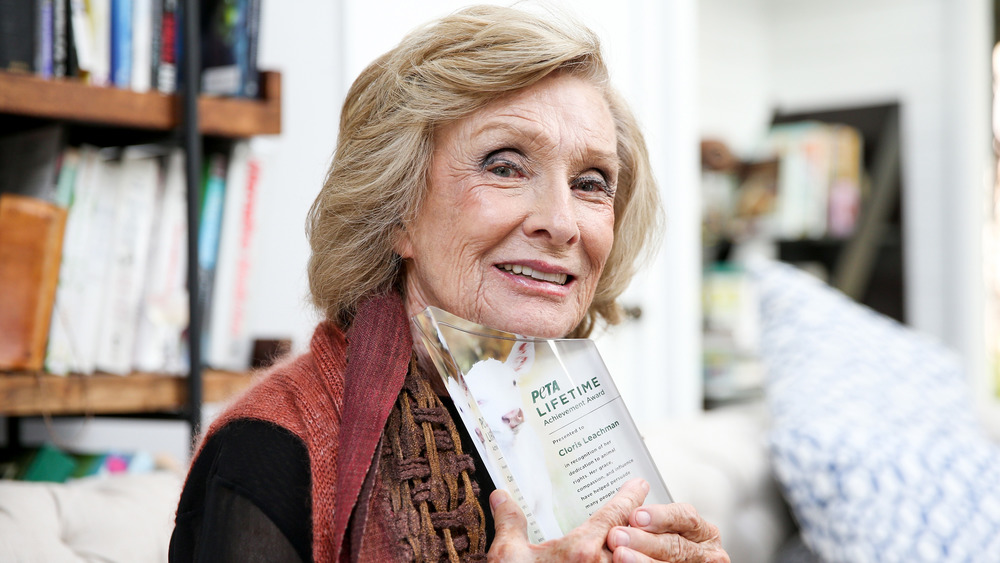 Cloris Leachman smiling