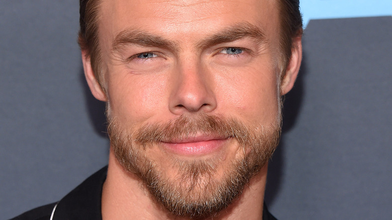 Derek Hough on the red carpet