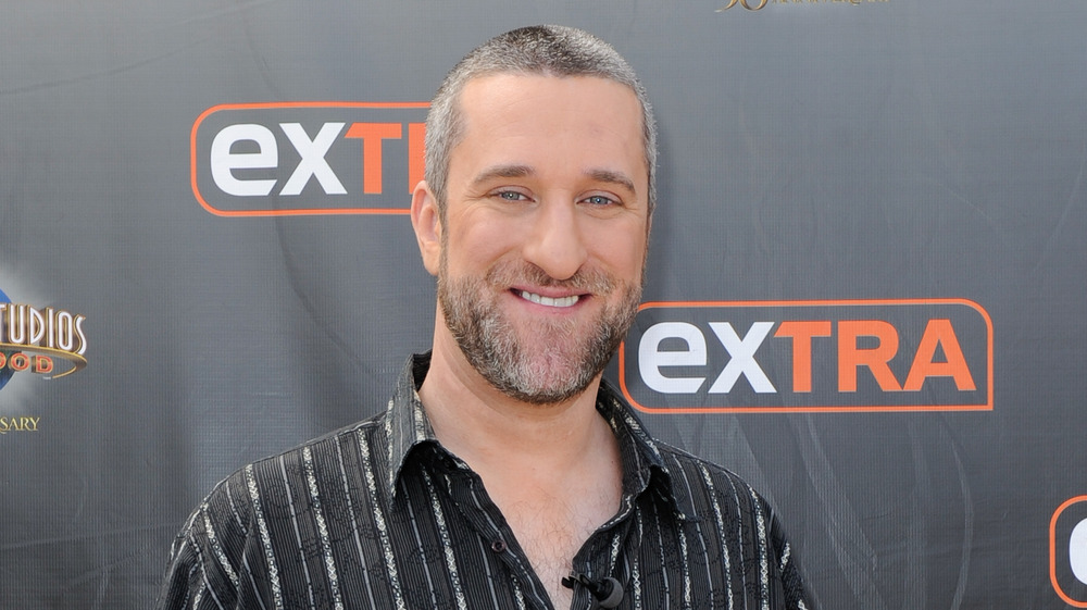 Dustin Diamond at an Extra TV event