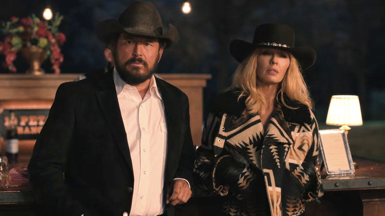 Rip and Beth in Dutton Ranch.