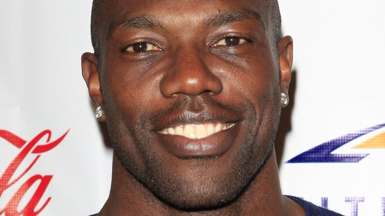 Terrell Owens smiling