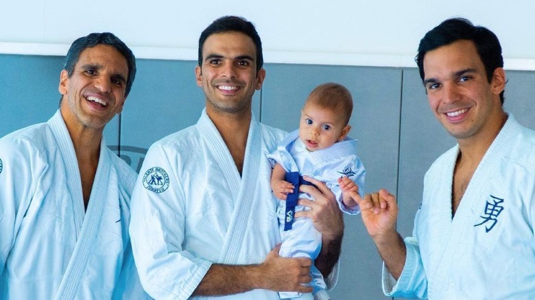 Joaquim Valente with his brothers