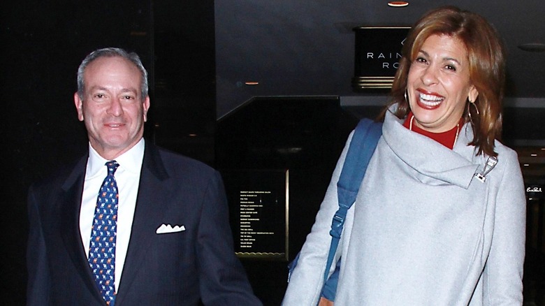 Joel Schiffman and Hoda Kotb