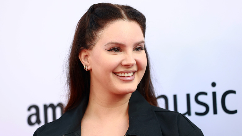 Lana Del Rey smiling
