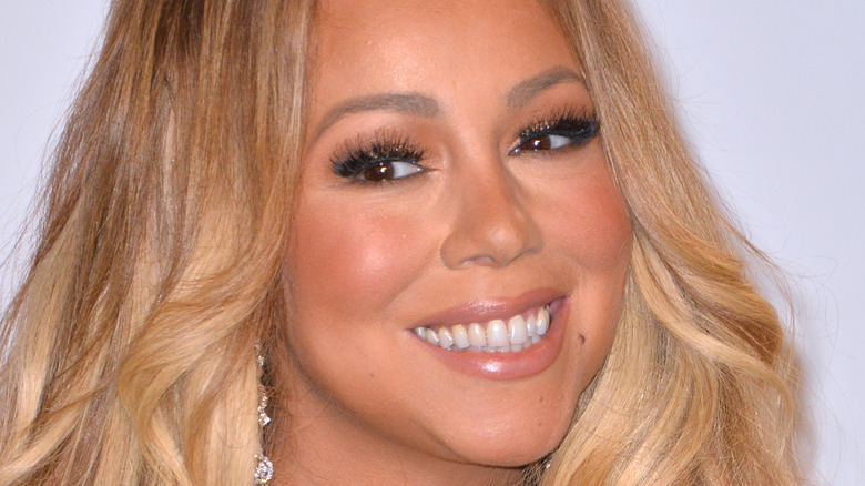 Mariah Carey smiling