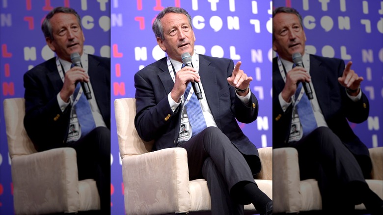 Governor Mark Sanford speaking onstage