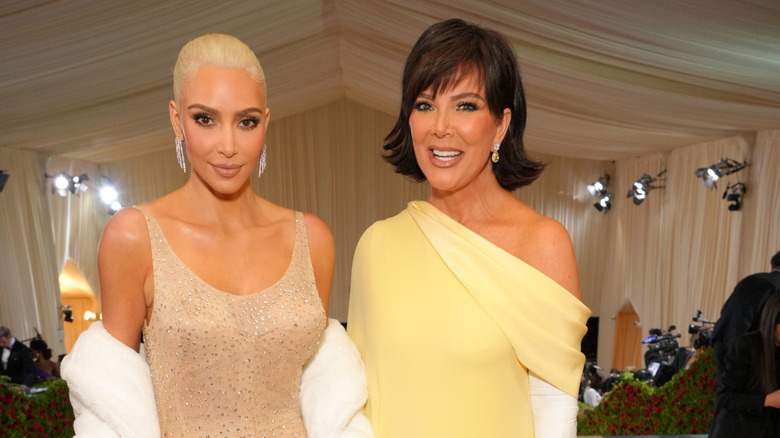 Kim Kardashian and Kris Jenner at the Met Gala