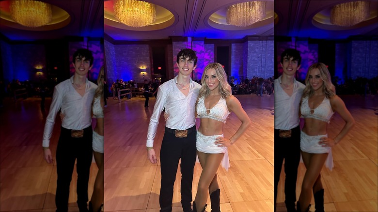 Maverick Baker posing with dance partner