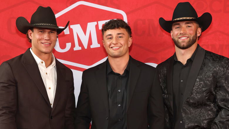 The Montana Boyz on red carpet at the CMT awards