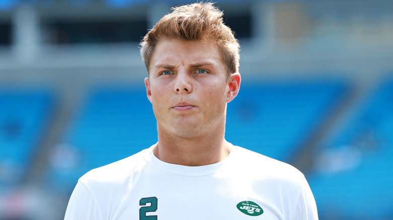 Zach Wilson staring