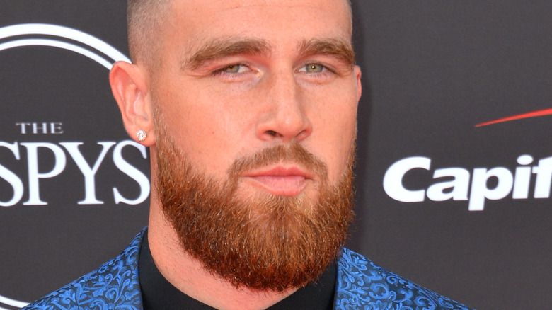 Travis Kelce attending awards show