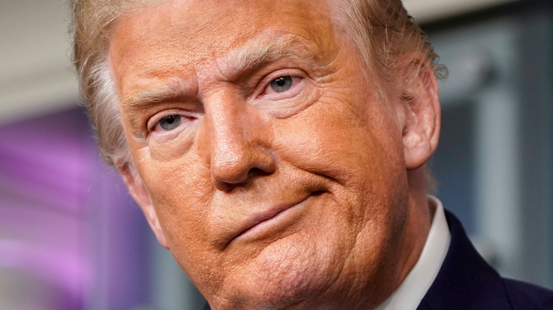 Donald Trump confused face