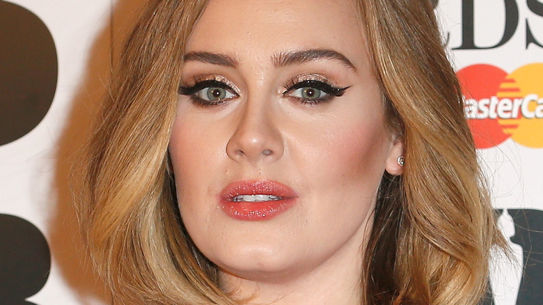 Adele gazing in front