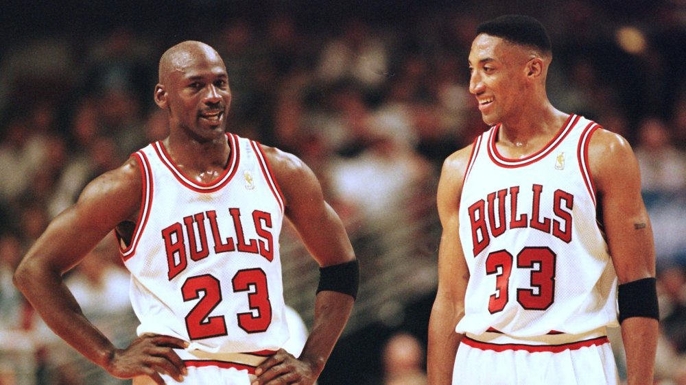 Michael Jordan and Scottie Pippen