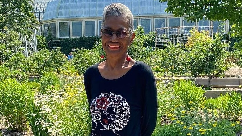 Myrtle Brown smiling