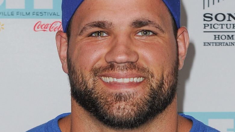 Peyton Hillis smiling