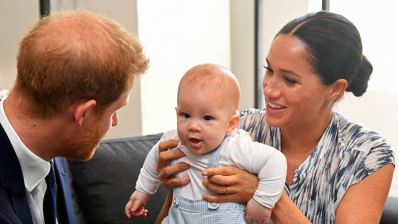 Meghan Harry and baby Archie