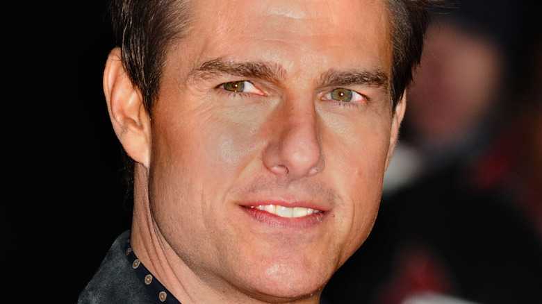 Tom Cruise looking to the side