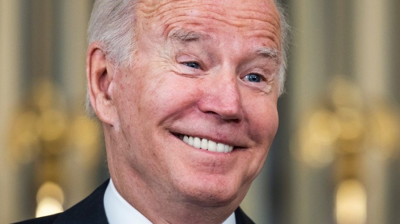 President Joe Biden smiling 