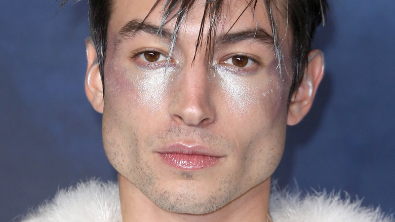 Ezra Miller posing