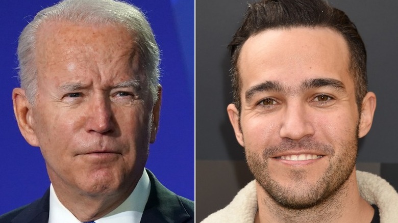 Joe Biden and Pete Wentz
