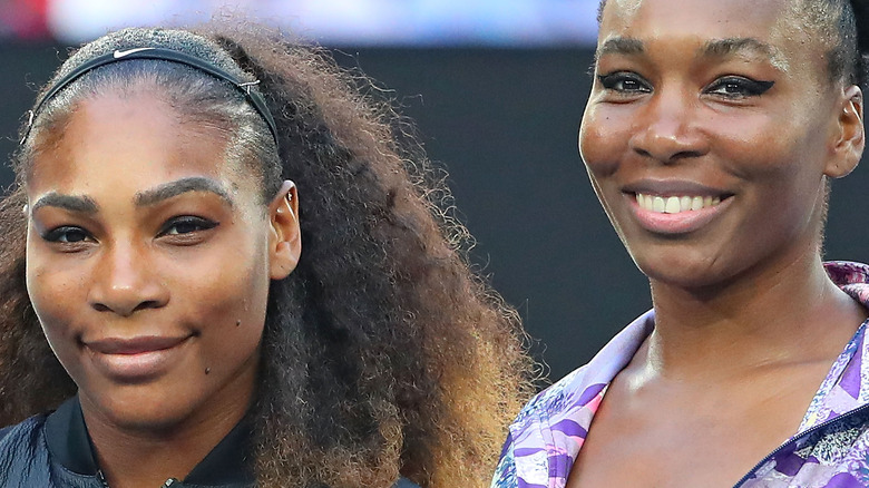 Serena and Venus Williams smiling