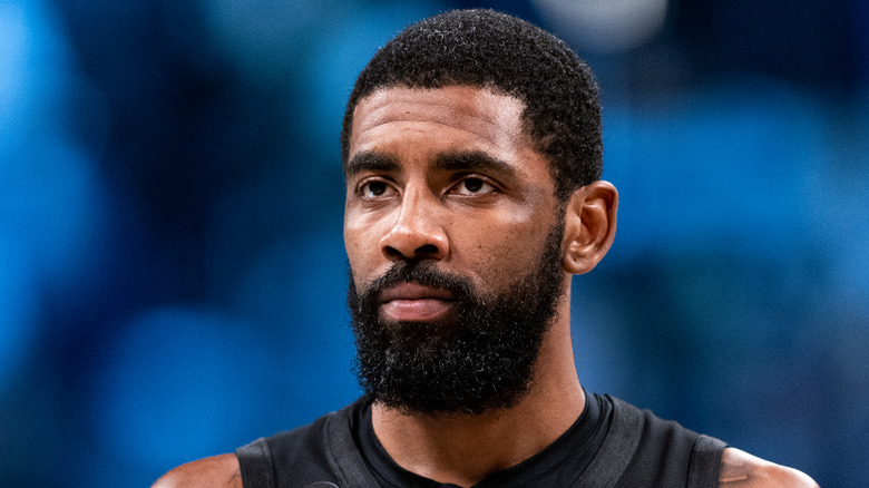 Kyrie Irving looking
