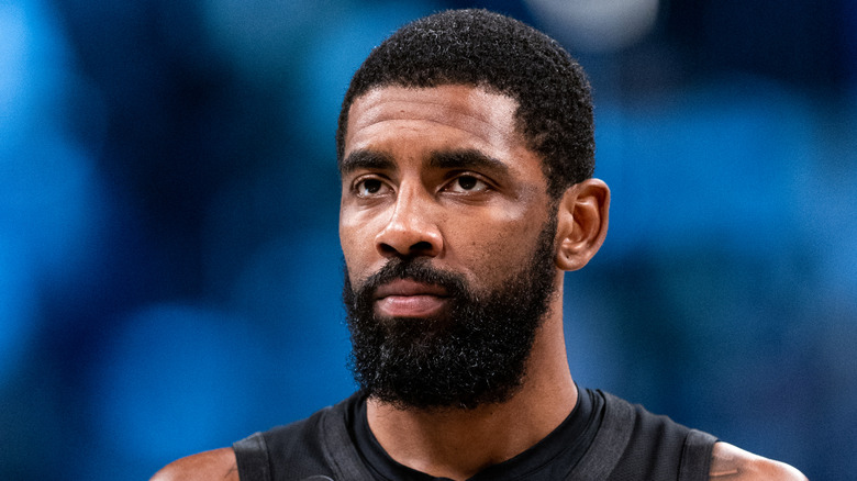 Kyrie Irving looking